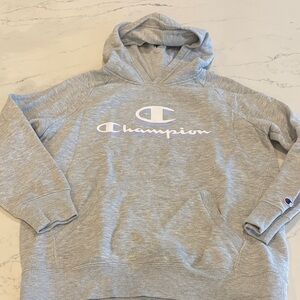 Champion Light Gray Pullover Hoodie
